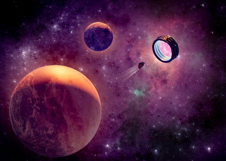 Interstellar travel and dimensional portals, spaceships exploring new planets and space-time...