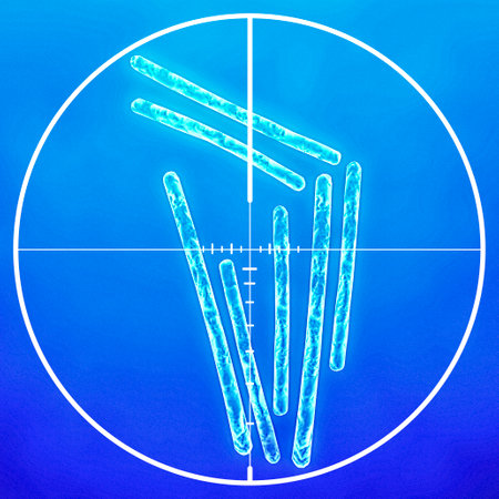 Avian flu, mutated virus, avian influenza virus, microscopic view of the virus, mutations in the gene that controls hemagglutinin. h5n1の写真素材