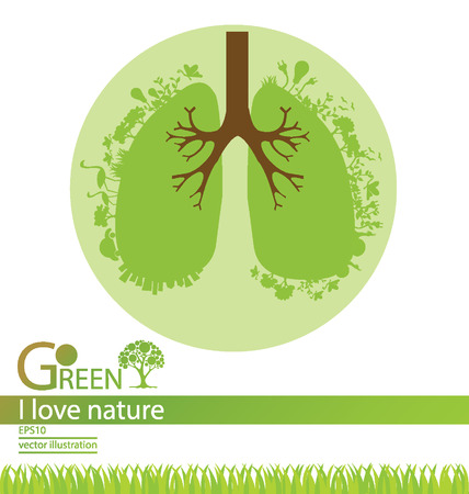 Go green  Save world  vector illustration のイラスト素材
