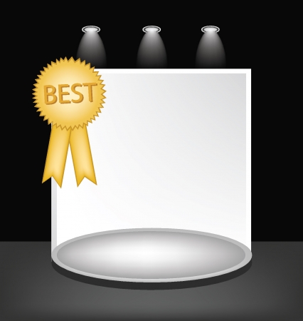 Best,  White backdrop in room  vector illustration のイラスト素材