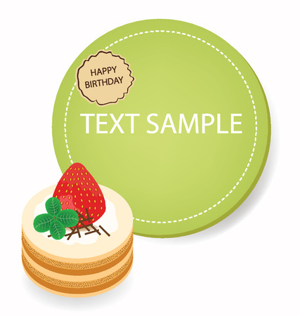 Cake vector illustration のイラスト素材