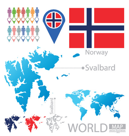 Svalbard vector Illustrationのイラスト素材