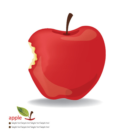 Apple vector illustrationのイラスト素材