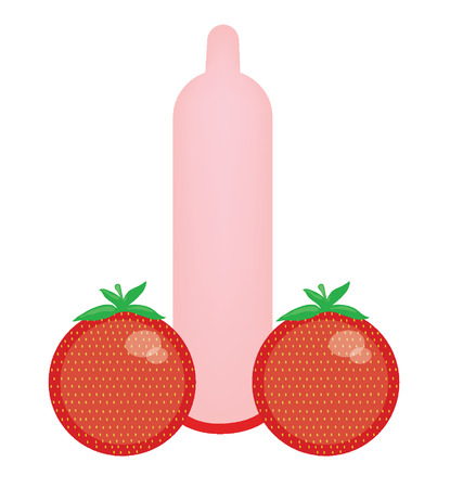 Condom vector illustrationのイラスト素材
