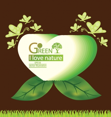 Green concepts, save world vector illustrationのイラスト素材