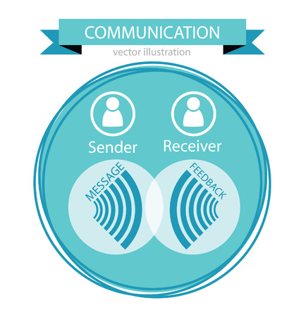 communication concept, connection vector Illustrationのイラスト素材