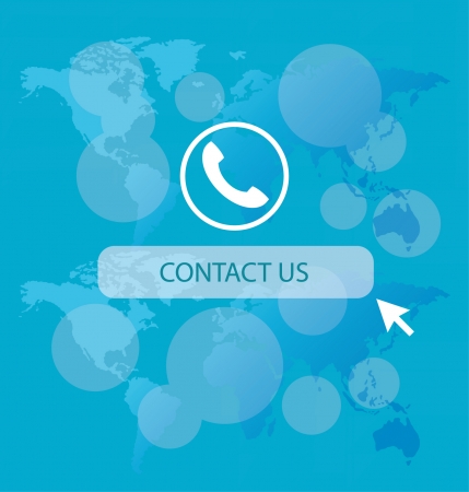 contact us vector Illustrationのイラスト素材