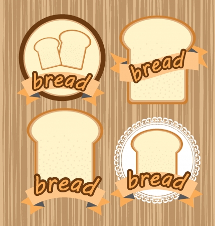 bread vector illustrationのイラスト素材