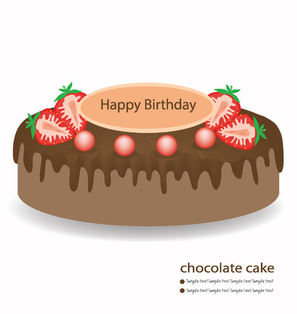 Happy birthday vector illustrationのイラスト素材