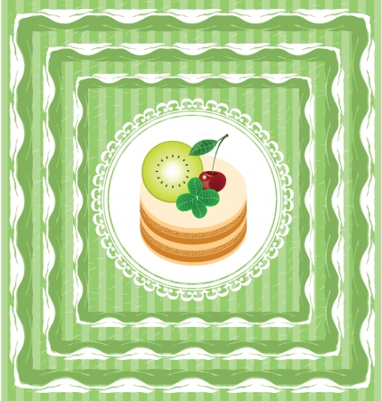 Cake vector illustrationのイラスト素材