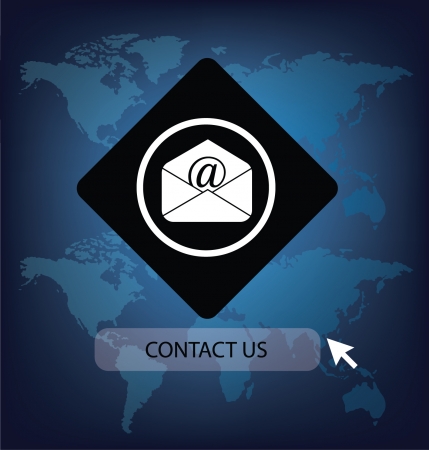 contact us vector Illustrationのイラスト素材