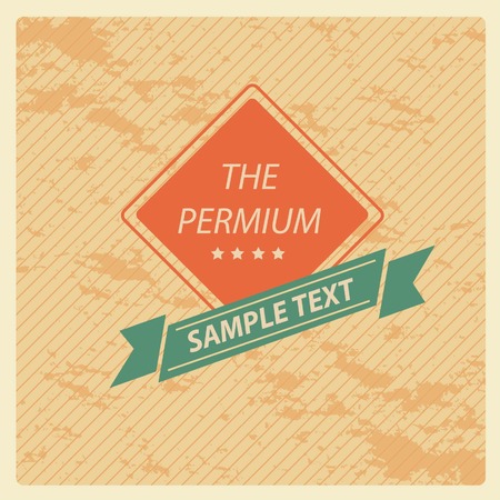 Vintage templateのイラスト素材