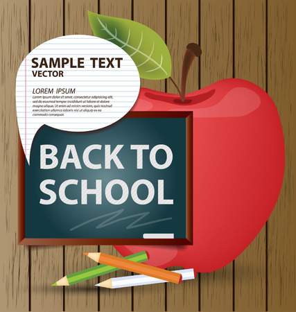 back to school vector のイラスト素材