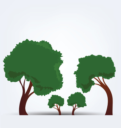 Tree vector illustrationのイラスト素材