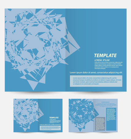 brochure template designのイラスト素材