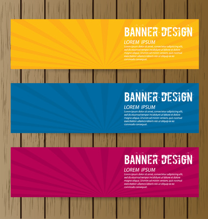 Design template banners setのイラスト素材