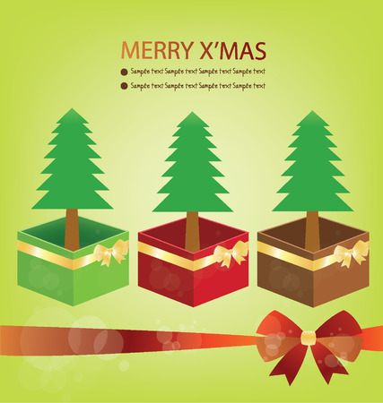 Christmas tree. Vector illustration.のイラスト素材