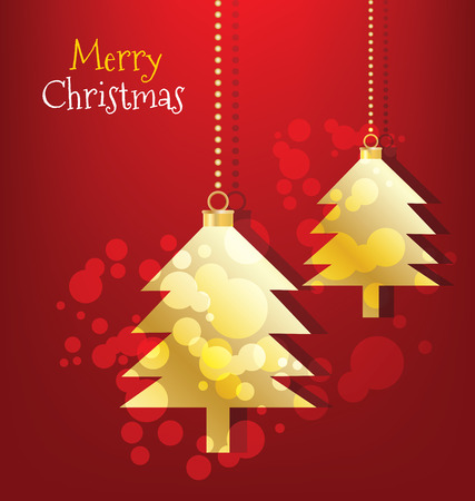 Merry Christmas greeting cardのイラスト素材