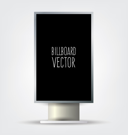 billboard template. Outdoor advertising vector illustration.のイラスト素材