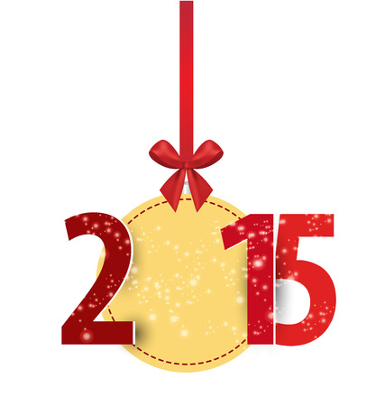 Happy new year 2015のイラスト素材