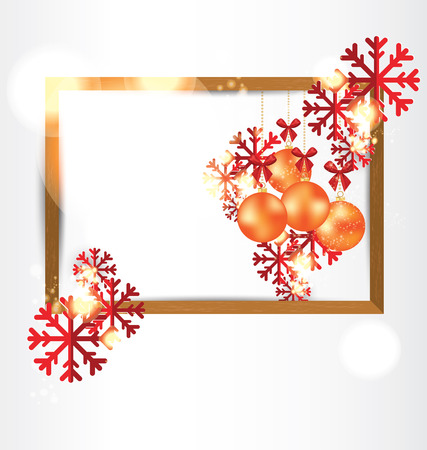 Christmas Greeting Card. Vector illustration.のイラスト素材