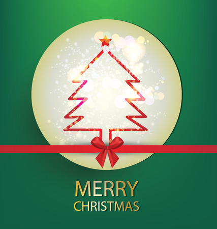 Christmas Greeting Card. Vector illustration.のイラスト素材