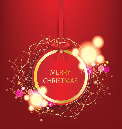 Christmas Greeting Card. Vector illustration.のイラスト素材