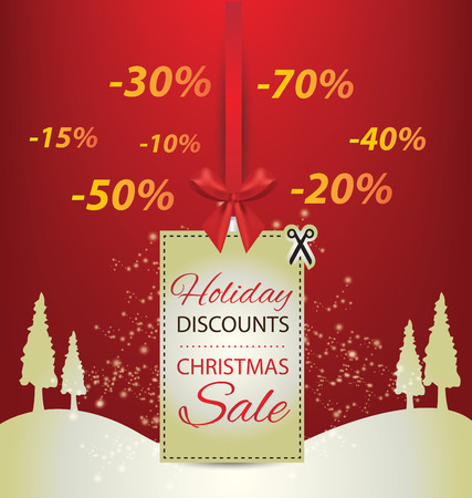 Christmas sale. Vector illustration.のイラスト素材