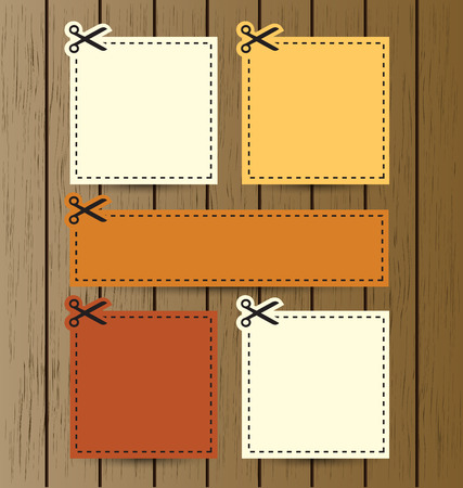 Coupon sale, offers and promotions vector template.のイラスト素材