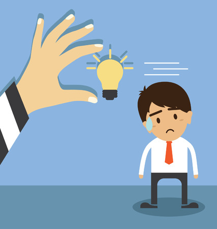 Stealing ideaのイラスト素材