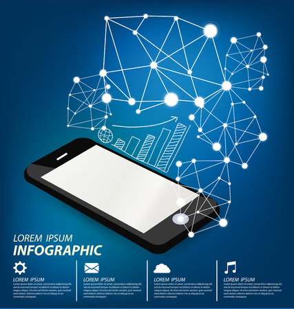 Social media concept vector Illustrationのイラスト素材