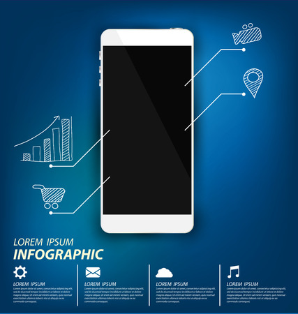 Social media concept vector Illustrationのイラスト素材