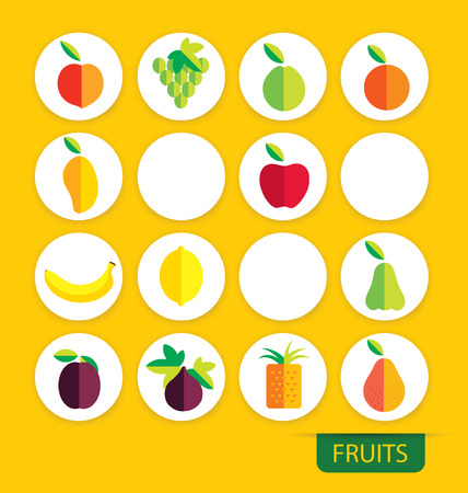 fruit vector illustrationのイラスト素材