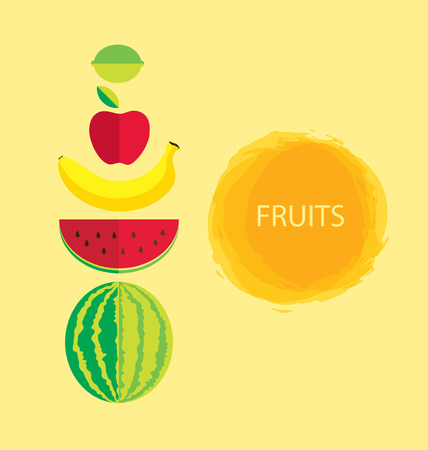 fruit vector illustrationのイラスト素材