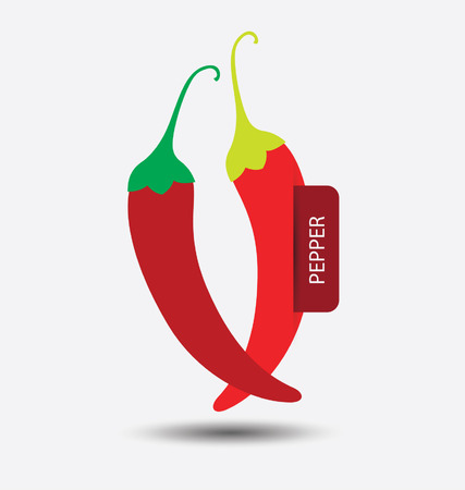 pepper, vegetables vector illustrationのイラスト素材