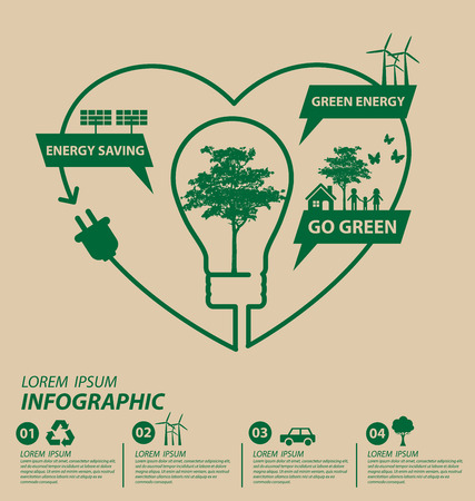 Ecology concept. save world vector illustration.のイラスト素材