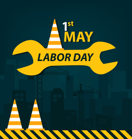 Labor Day concept. vector illustration.のイラスト素材