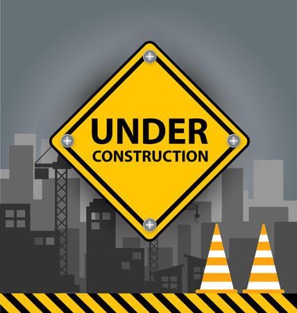 Under construction concept. vector illustration.のイラスト素材
