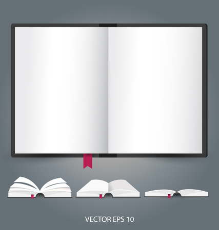Open book vector illustrationのイラスト素材