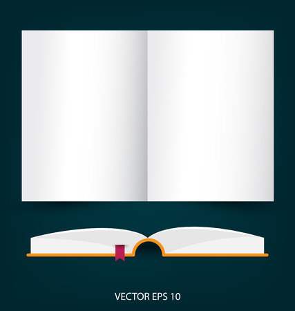 Open book vector illustrationのイラスト素材