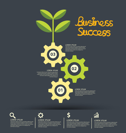 Business Success concept vector illustration.のイラスト素材
