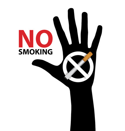 no smoking sign. vector illustration.のイラスト素材