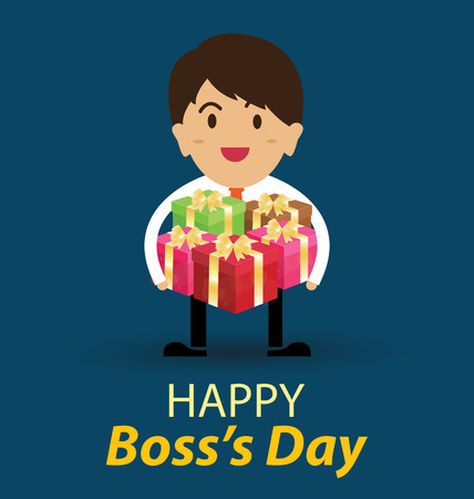 Happy Boss's dayのイラスト素材