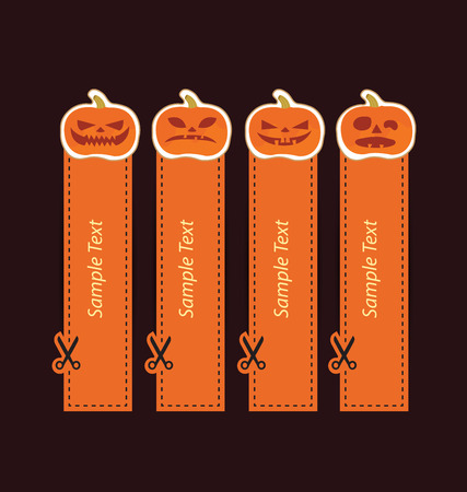 Halloween sale offer design template. vector illustration.のイラスト素材