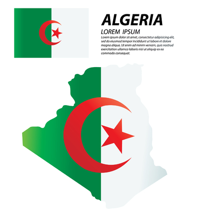 Algeria vectorのイラスト素材