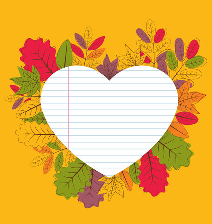 autumn leavesのイラスト素材