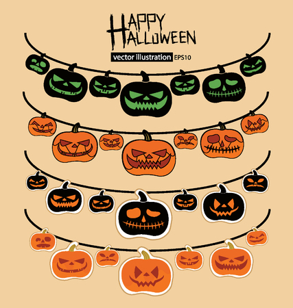 Halloween vector illustration.のイラスト素材