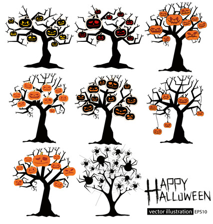Tree design. Halloween vector illustration.のイラスト素材