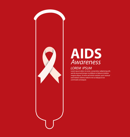 Aids Awareness. World Aids Day concept. Vector illustration.のイラスト素材