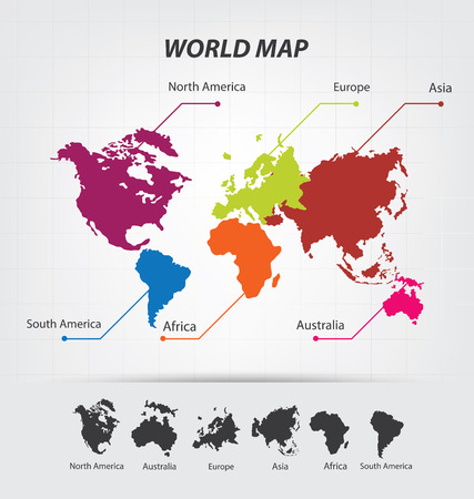 World Map vector Illustration